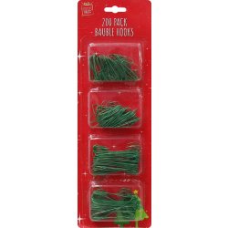 Julepynt Ornament Kroge 200 stk., H6,5cm, grøn