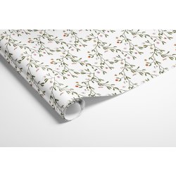 Gavepapir 10m/rll, H70cm x L10cm, hvid m/motiver