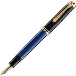 Pelikan Souverän 400 Fyldepen, F, black/blue