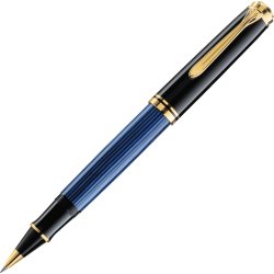 Pelikan Souverän 400 Rollerpen, black/blue