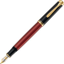 Pelikan Souverän 400 Fyldepen, EF, black/red
