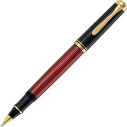Pelikan Souverän 400 Rollerpen, black/red