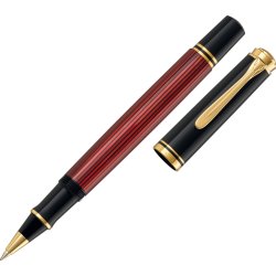 Pelikan Souverän 400 Rollerpen, black/red