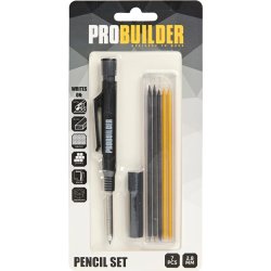 Probuilder Tømrerblyantsæt 6 dele