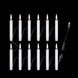 UYUNI LED 12 Juletræs lys, USB-C, hvid, B1,3xH11cm