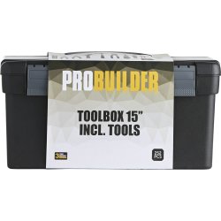 Probuilder Værktøjskasse med tilbehør 252 stk.