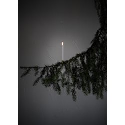 UYUNI LED Lys koniske, 2stk, hvid, B1,3 x H13,8cm