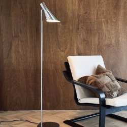 Dyberg Larsen DL12 Gulvlampe & Minibordlampe, krom