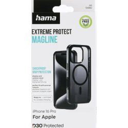 Hama Mobilcover iPhone 16 Pro MagCase, sort