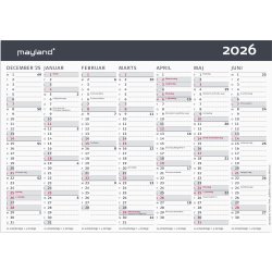 Mayland 2026 Kontor bordkalender