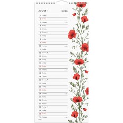 Mayland 2026 Vægkalender Blomster