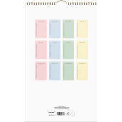 Mayland 2026 Familiekalender Color, stor