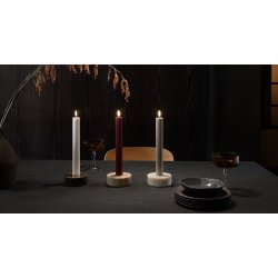 UYUNI LED Lys rillede, 2stk, rød, B3,2xH25,5cm