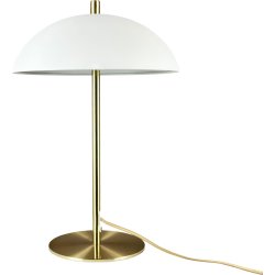 Dyberg Larsen Globus Bord- & Gulvlampe hvid/messin