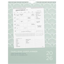 Mayland 2026 Familiekalender Ugeplan m. lister