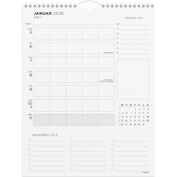 Mayland 2026 Familiekalender Ugeplan m. lister