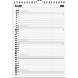 Mayland 2026 Familiekalender Black & White, 3 kol.