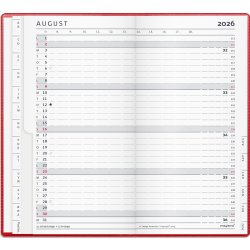 Mayland 2026 Index Planner, vinyl, rød