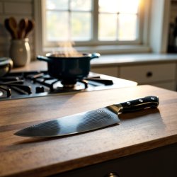 Edge de Élite Damaskus Knive kok, santoku, utility
