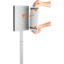 Durable Gulvskilt Info Stand | A4 | Udendørs