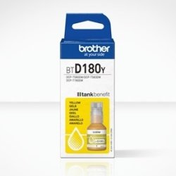 Brother BTD180Y blækflaske, gul