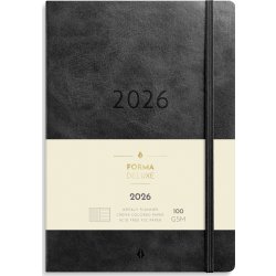 Mayland 2026 Forma Deluxe Ugekalender, A5, sort