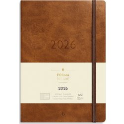 Mayland 2026 Forma Deluxe Ugekalender, A5, brun
