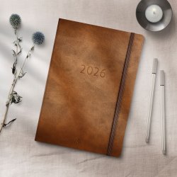 Mayland 2026 Forma Deluxe Ugekalender, A5, brun