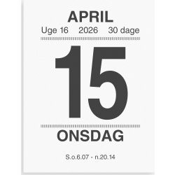 Mayland 2026 Broderikalender