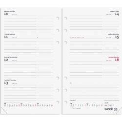 Mayland 2026 System PP Int. Ugekalender, refill