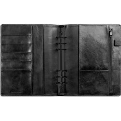 Mayland 2026 System A5 Ugekalender, skind, sort