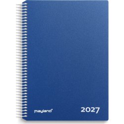 Mayland 2027 Timekalender, plast, blå