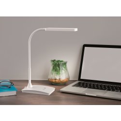 NAGA Pearly LED skrivebordslampe, hvid