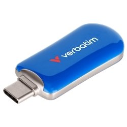 Verbatim Plectra USB-C Flash Drive, 256GB, blå