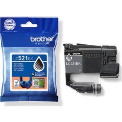 Brother LC521BK blækpatron, sort