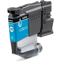 Brother LC521C blækpatron, cyan