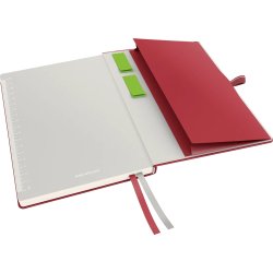 Leitz Complete Notesbog | A4 | Kvadreret | Rød