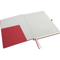 Leitz Complete Notesbog | A4 | Linjeret | Rød
