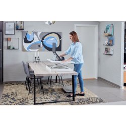 Steppie Desk Riser hæve-sænkebord, hvid