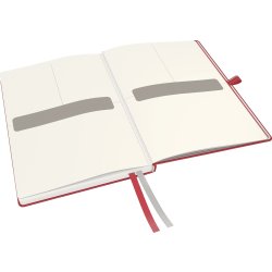 Leitz Complete Notesbog | A5 | Kvadreret | Rød