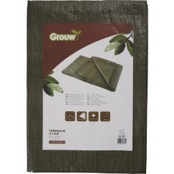 Grouw presenning, letvægt, 5 x 8 m.