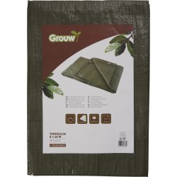 Grouw presenning, letvægt, 6 x 10 m.