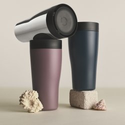 Georg Jensen Sky Termokop H19 cm, mørk rosa