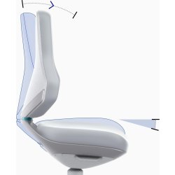 Texon Renrumsstol, sort, Skintec, hjul