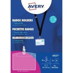 Avery 4825 Navneskilteholdere med nøglesnor