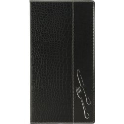 Securit Crocodile Menuomslag | A45 | Sort