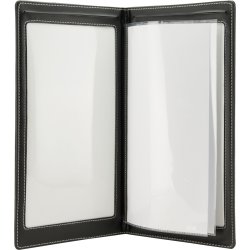 Securit Crocodile Menuomslag | A45 | Sort