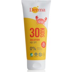 Derma Kids Solcreme | SPF 30 | Parfumefri | 200 ml