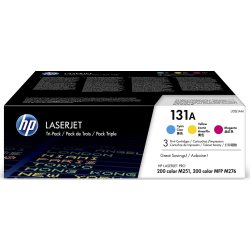 HP no 131A U0SL1AM lasertoner, sampak CYM