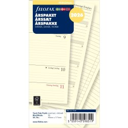 Filofax 2026 Refill | Personal | Årspakke